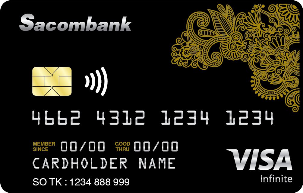 Thẻ tín dụng Sacombank Visa Infinite