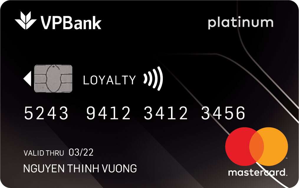 Thẻ tín dụng VPBank Platinum MasterCard - Moneytory