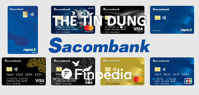 danh sách thẻ tín dụng sacombank