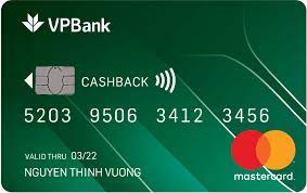 Thẻ ghi nợ quốc tế VPBank Cashback MasterCard